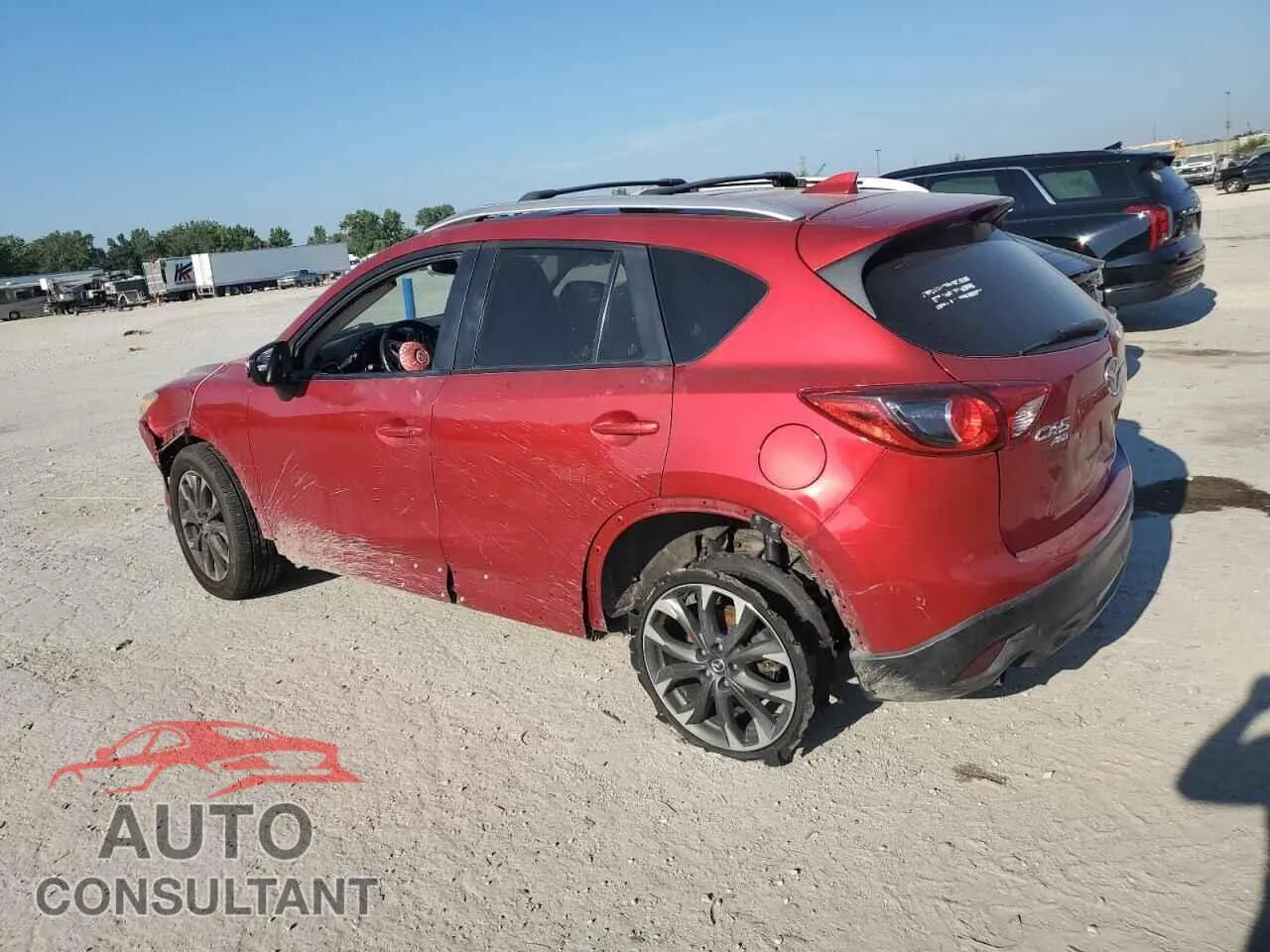 2016 MAZDA CX-5 Damaged VIN JM3KE4DY2G0749143 – rear exterior 2016 MAZDA CX-5 Damaged VIN JM3KE4DY2G0749143 – rear exterior