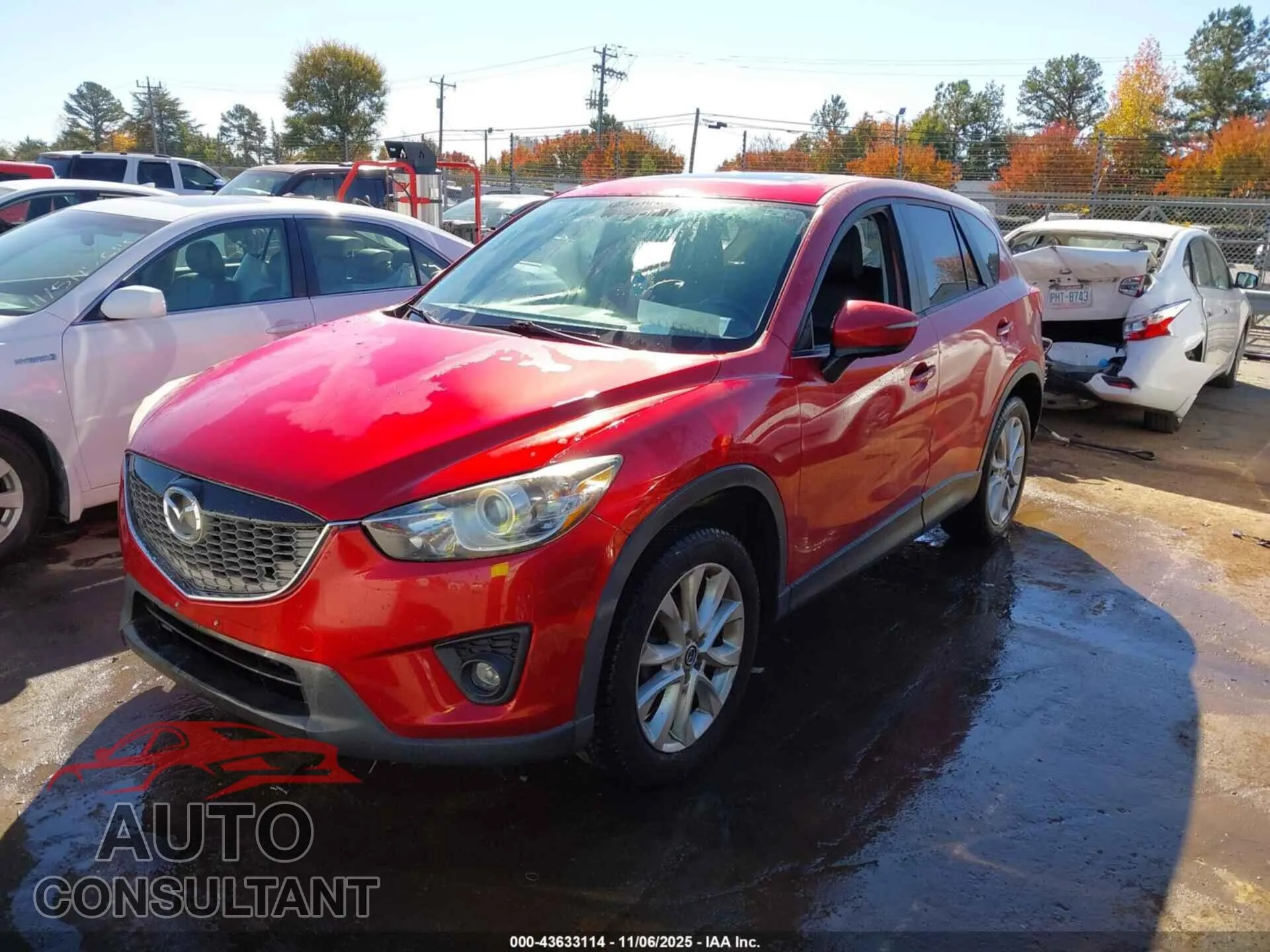 2015 MAZDA CX-5 Damaged VIN JM3KE4DYXF0490545 – rear exterior