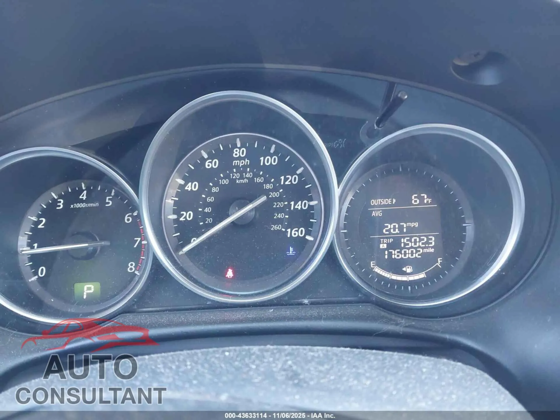 2015 MAZDA CX-5 Damaged VIN JM3KE4DYXF0490545 – exterior detail