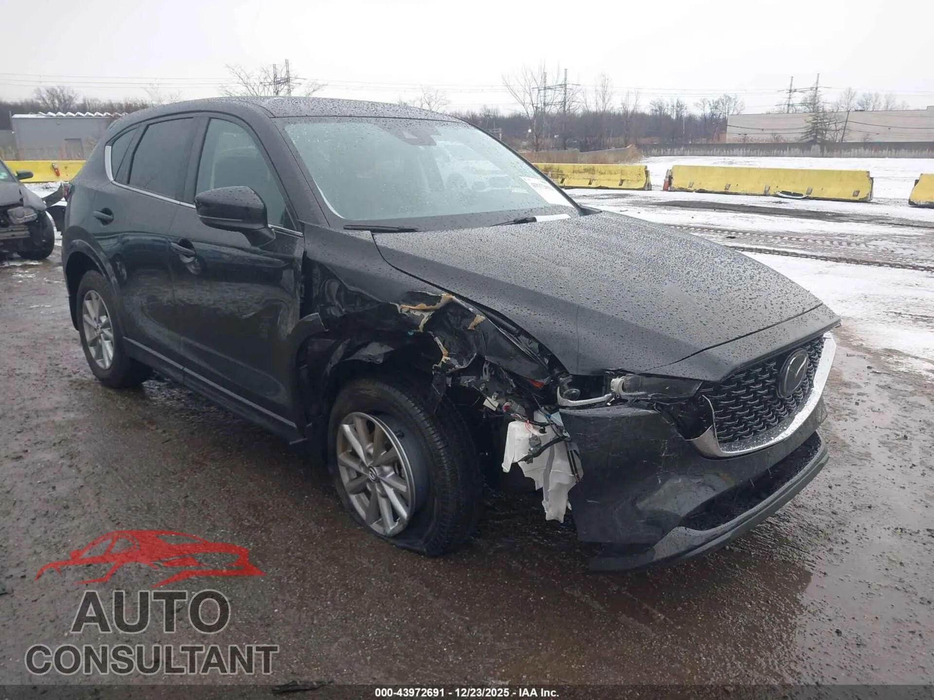 2025 MAZDA CX-5 Damaged VIN JM3KFBBL0S0546527 – engine bay