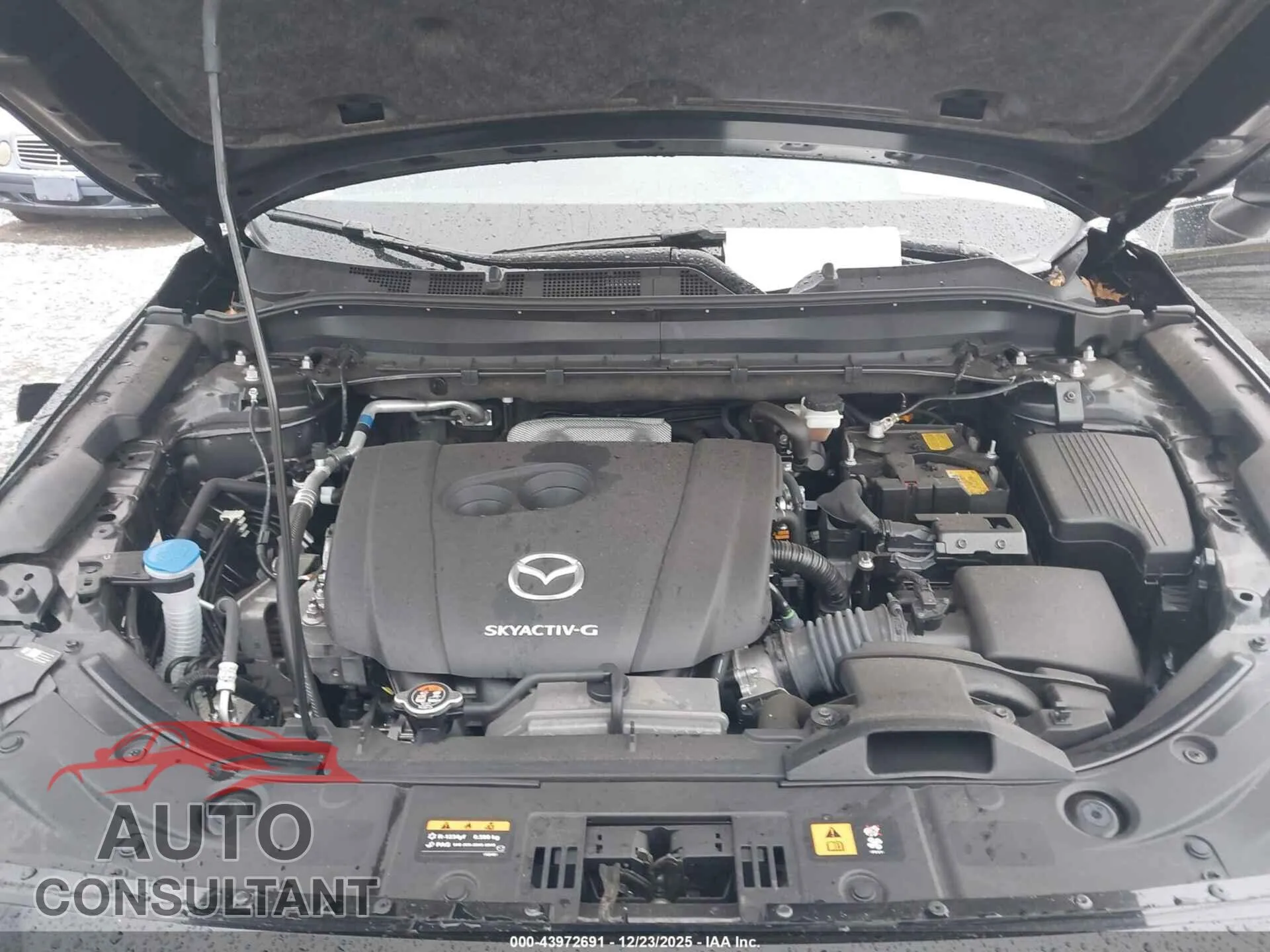 2025 MAZDA CX-5 Damaged VIN JM3KFBBL0S0546527 – odometer reading