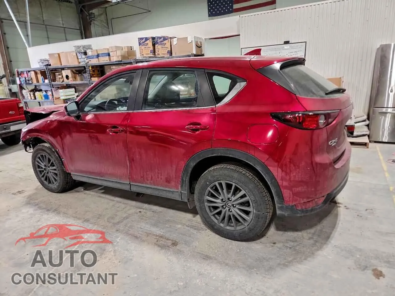 2021 MAZDA CX-5 Damaged VIN JM3KFBBM6M1373425 – rear exterior