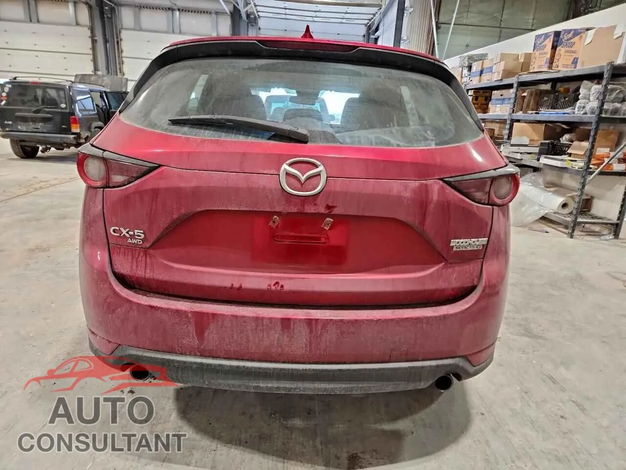 2021 MAZDA CX-5 Damaged VIN JM3KFBBM6M1373425 – engine bay