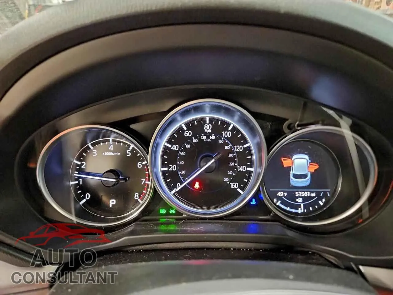 2021 MAZDA CX-5 Damaged VIN JM3KFBBM6M1373425 – trunk area