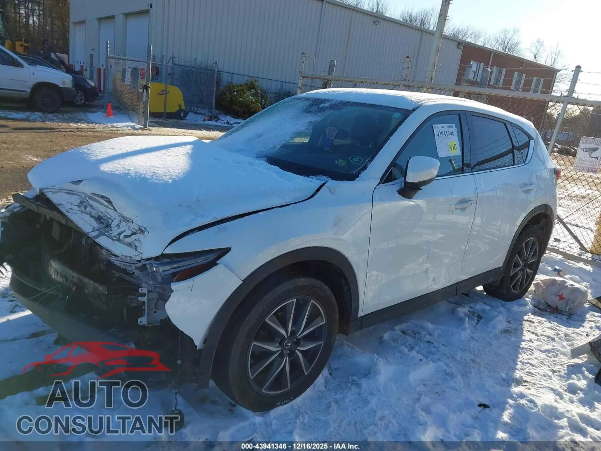 2018 MAZDA CX-5 Damaged VIN JM3KFBDM4J0394482 – rear exterior