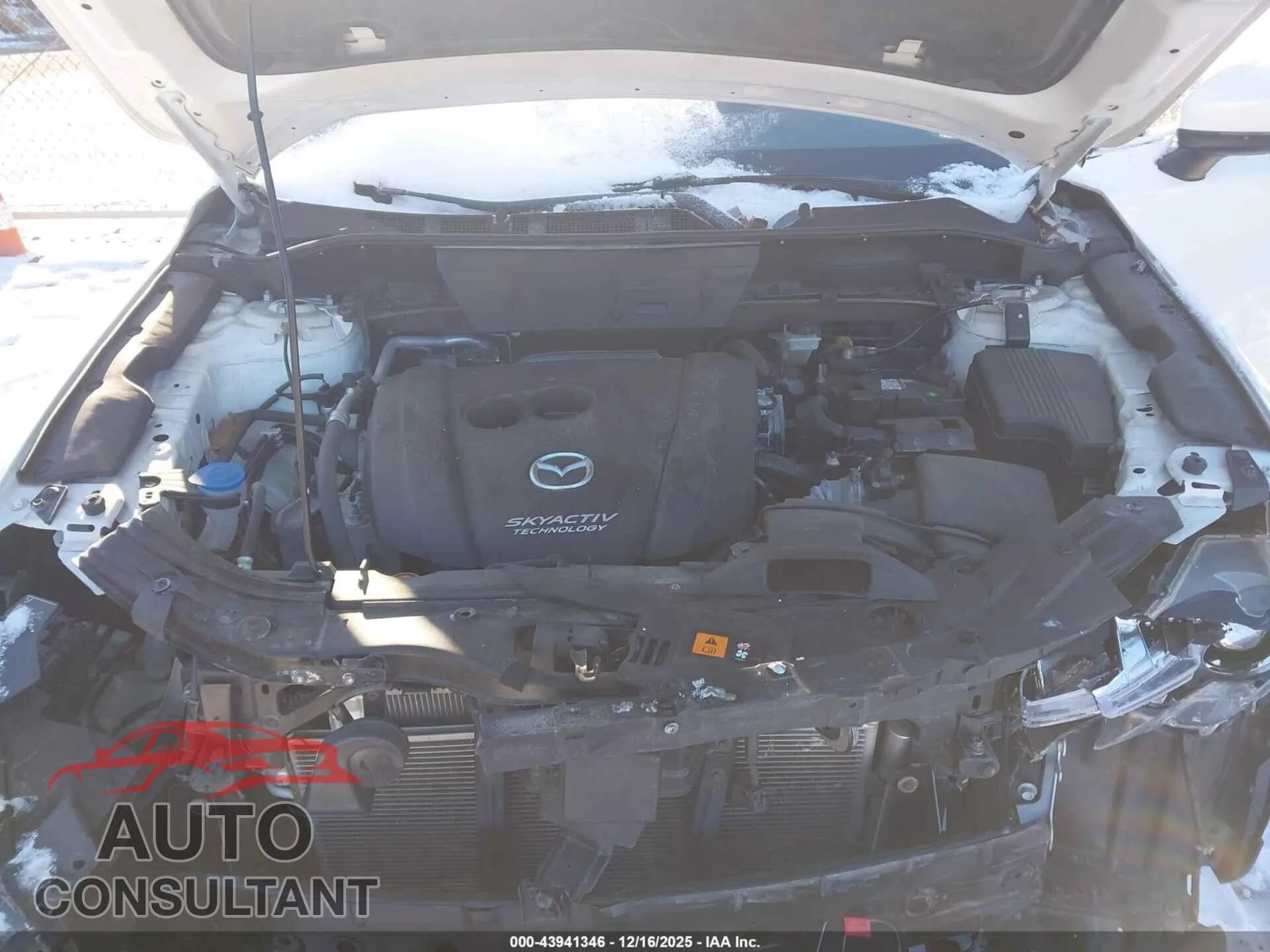 2018 MAZDA CX-5 Damaged VIN JM3KFBDM4J0394482 – odometer reading
