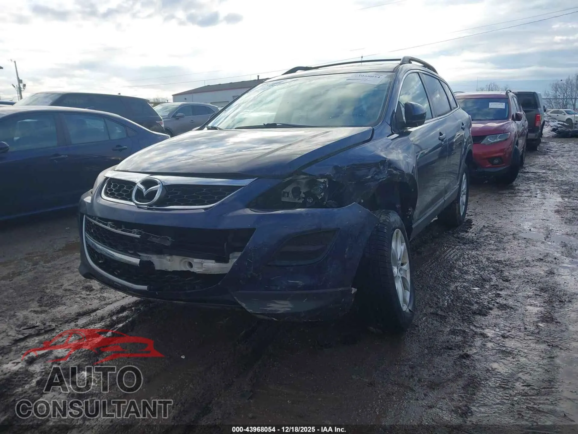 2012 MAZDA CX-9 Damaged VIN JM3TB3CA3C0352787 – rear exterior