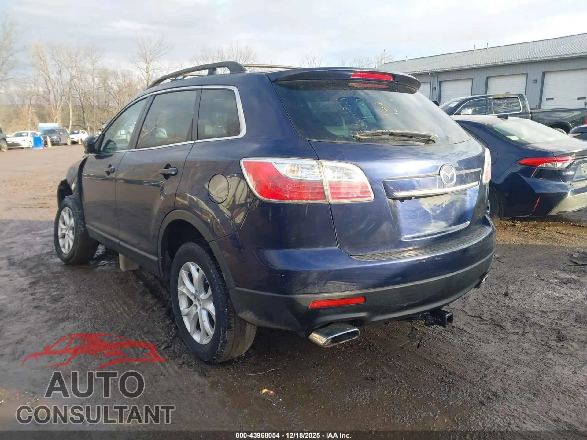 2012 MAZDA CX-9 Damaged VIN JM3TB3CA3C0352787 – side profile