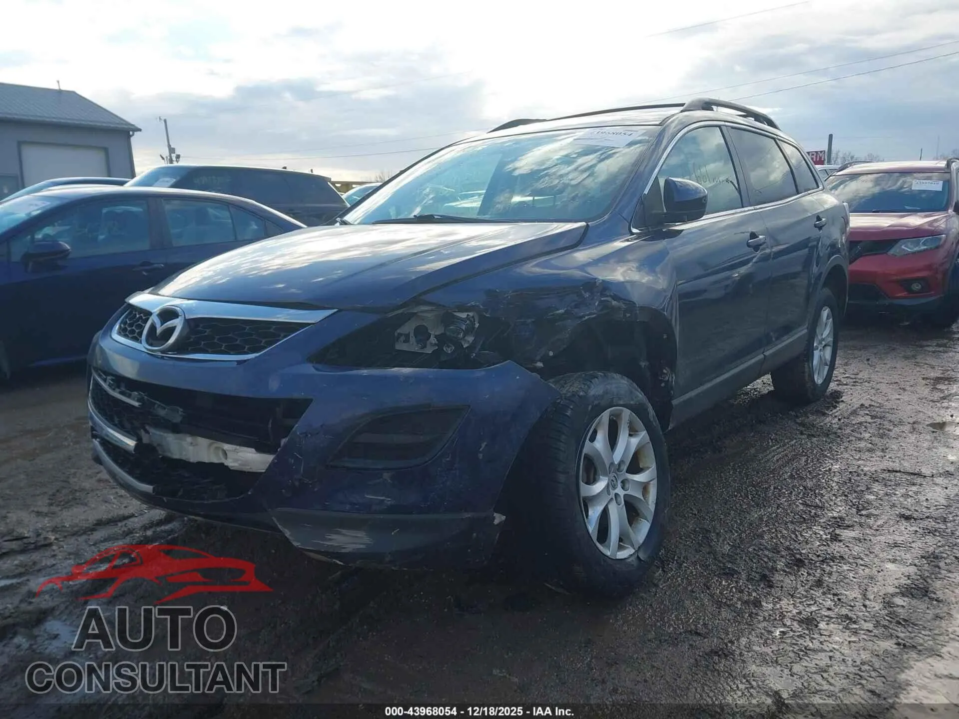 2012 MAZDA CX-9 Damaged VIN JM3TB3CA3C0352787 – engine bay