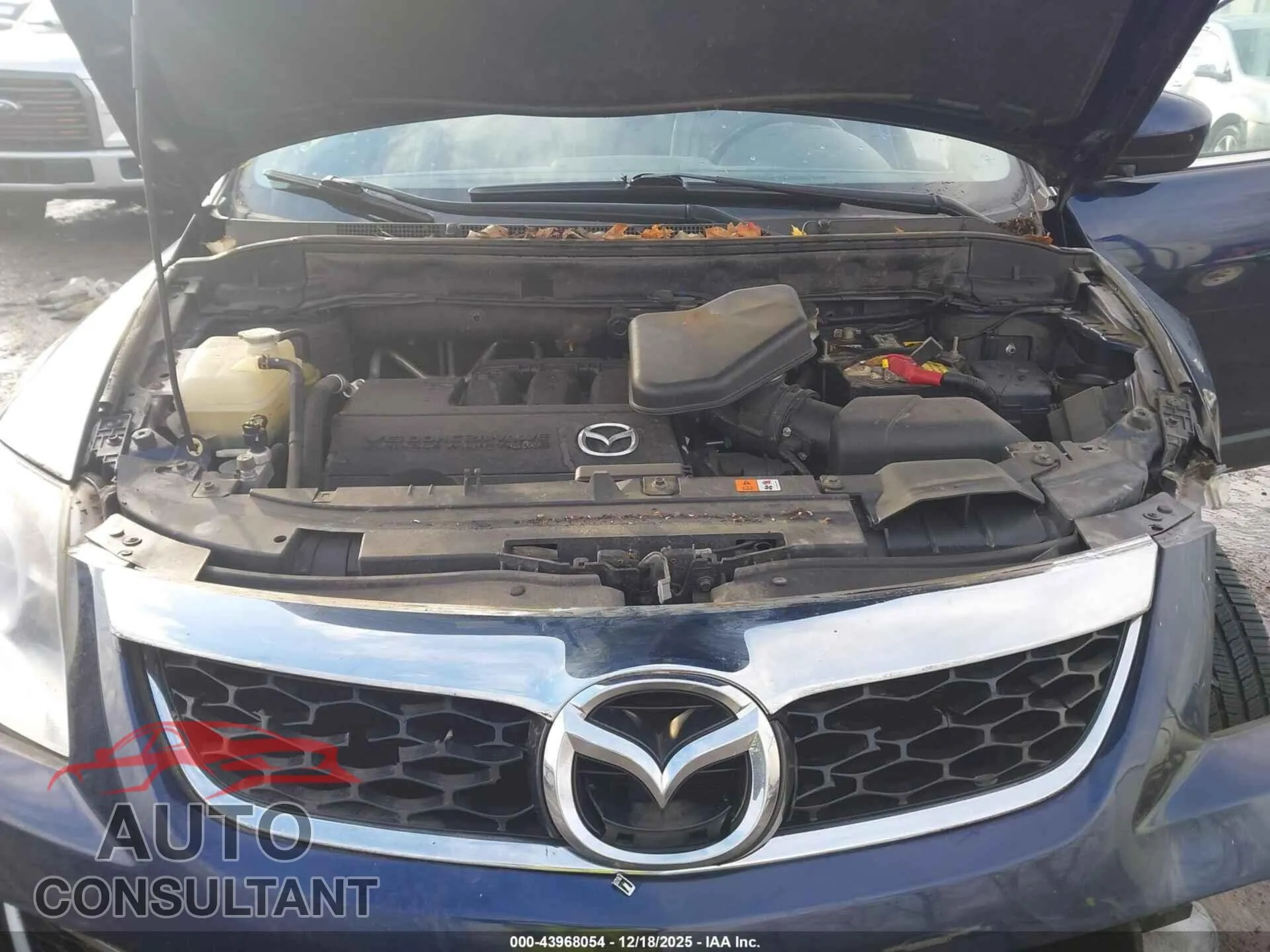 2012 MAZDA CX-9 Damaged VIN JM3TB3CA3C0352787 – odometer reading