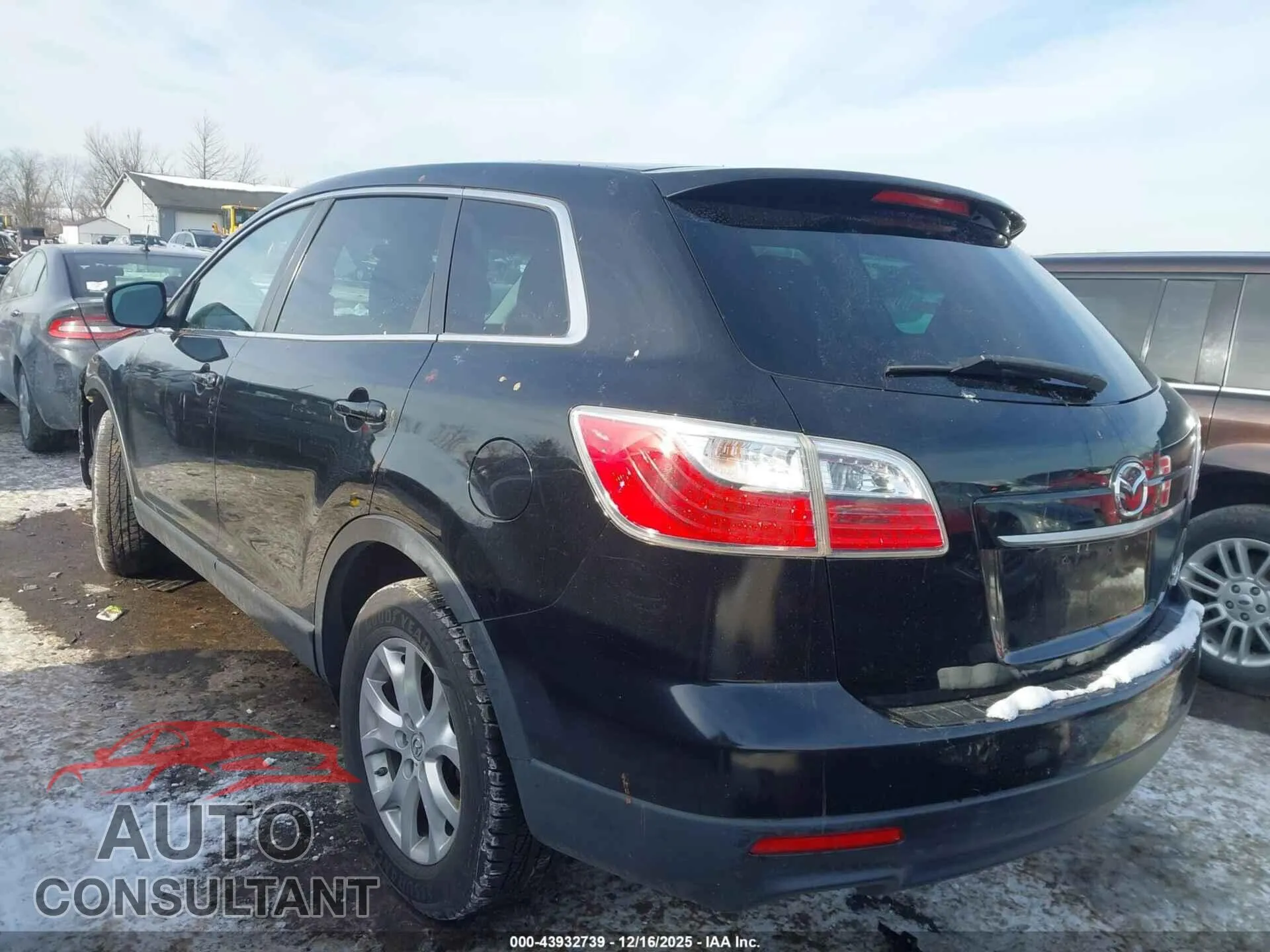 2012 MAZDA CX-9 Damaged VIN JM3TB3CA3C0368813 – side profile
