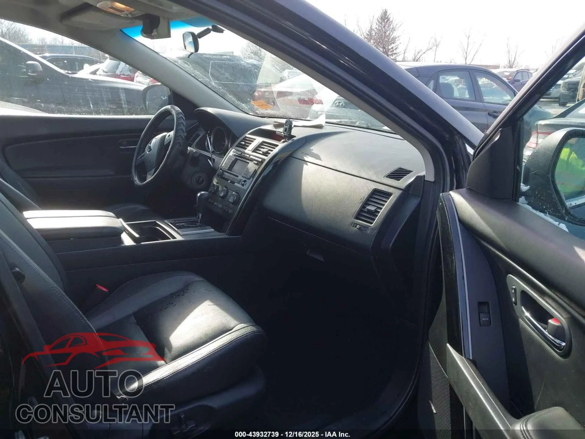 2012 MAZDA CX-9 Damaged VIN JM3TB3CA3C0368813 – interior seats
