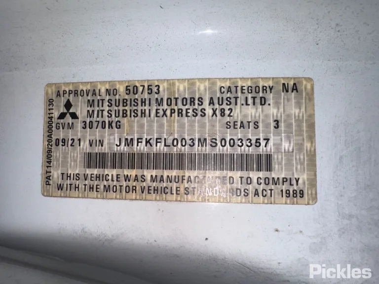 2021 Mitsubishi Express Damaged VIN JMFKFL003MS003357 – photo 19