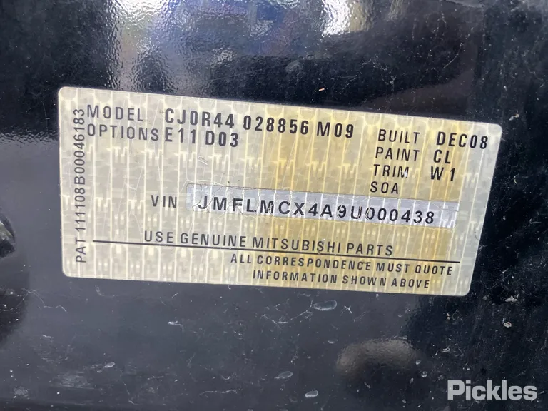 2009 Mitsubishi Lancer Used VIN JMFLMCX4A9U000438 – photo 11