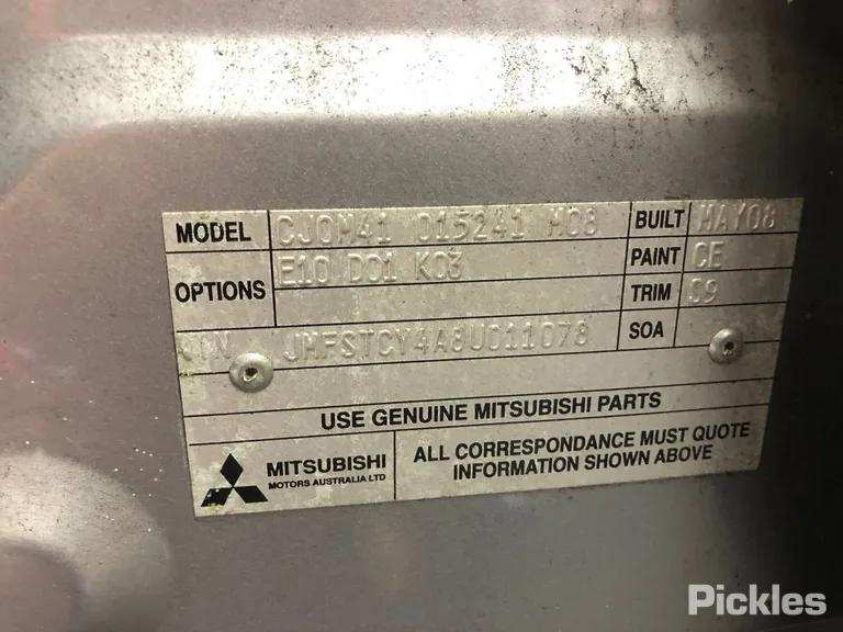 2008 Mitsubishi Lancer Used VIN JMFSTCY4A8U011078 – dashboard