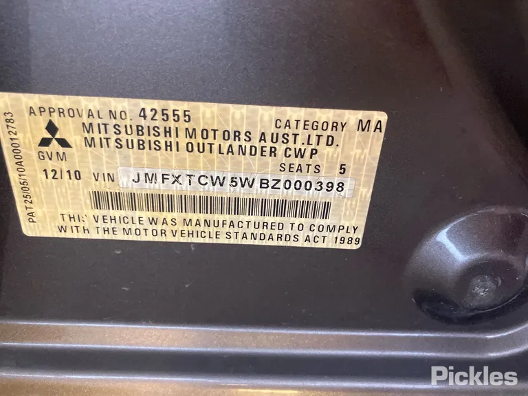 2010 Mitsubishi Outlander Used VIN JMFXTCW5WBZ000398 – photo 20