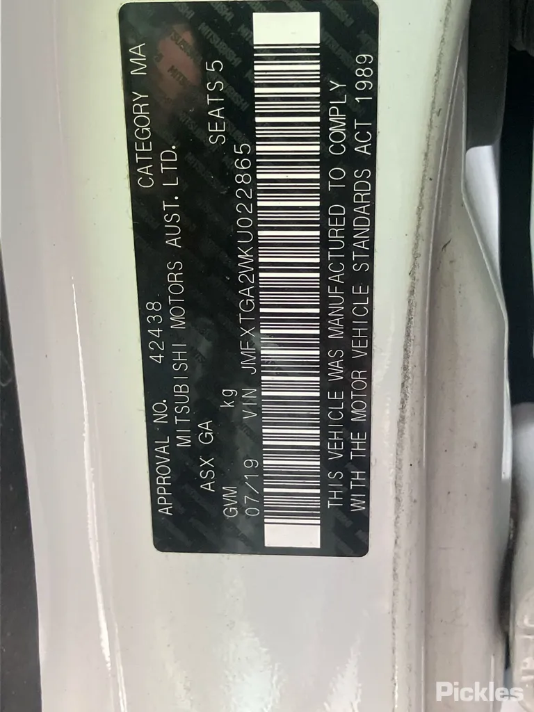 2019 Mitsubishi ASX Used VIN JMFXTGA2WKU022865 – photo 25
