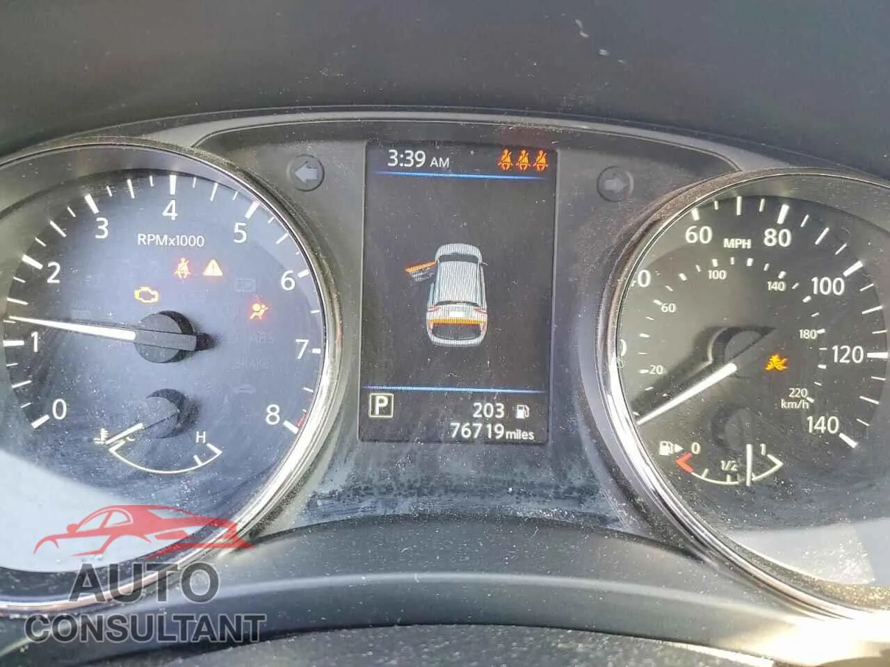 2021 NISSAN ROGUE Damaged VIN JN1BJ1AW2MW425191 – trunk area