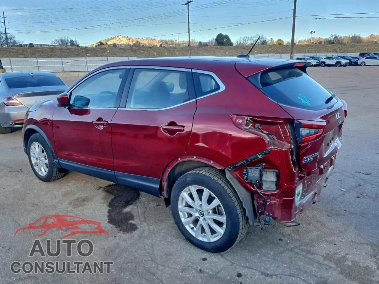 2021 NISSAN ROGUE Damaged VIN JN1BJ1AW6MW441877 – rear exterior