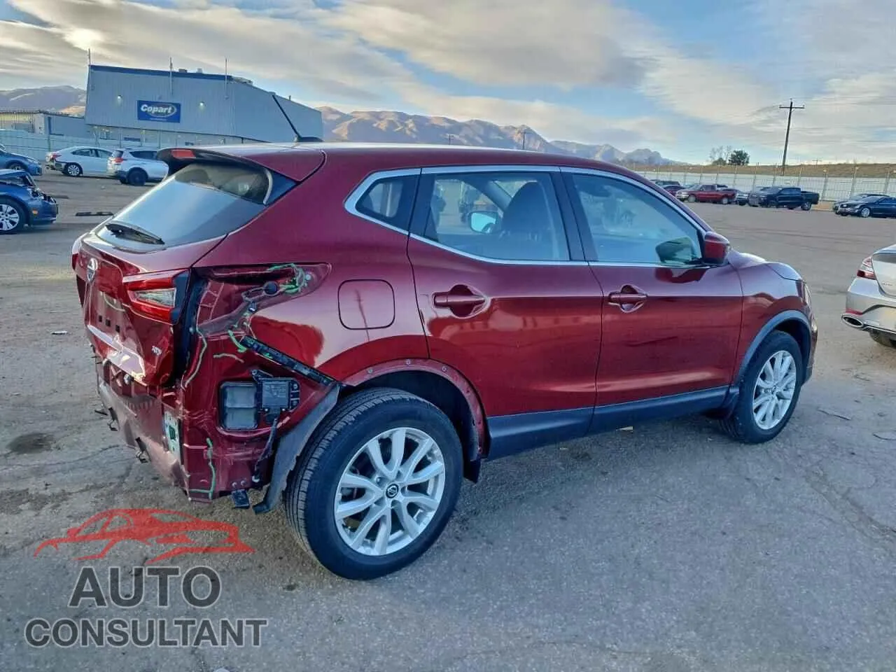 2021 NISSAN ROGUE Damaged VIN JN1BJ1AW6MW441877 – side profile