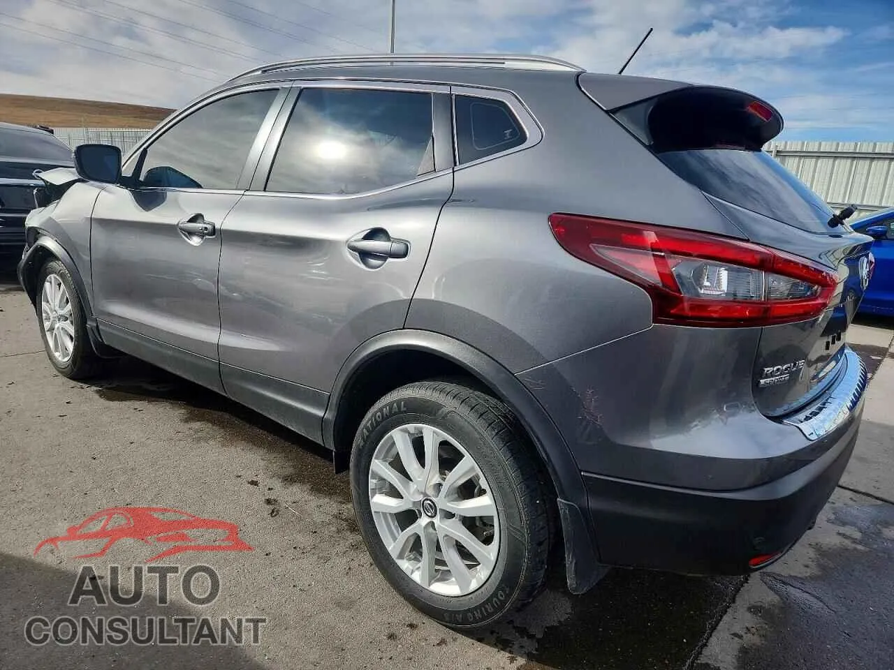 2021 NISSAN ROGUE Damaged VIN JN1BJ1BW1MW661166 – rear exterior