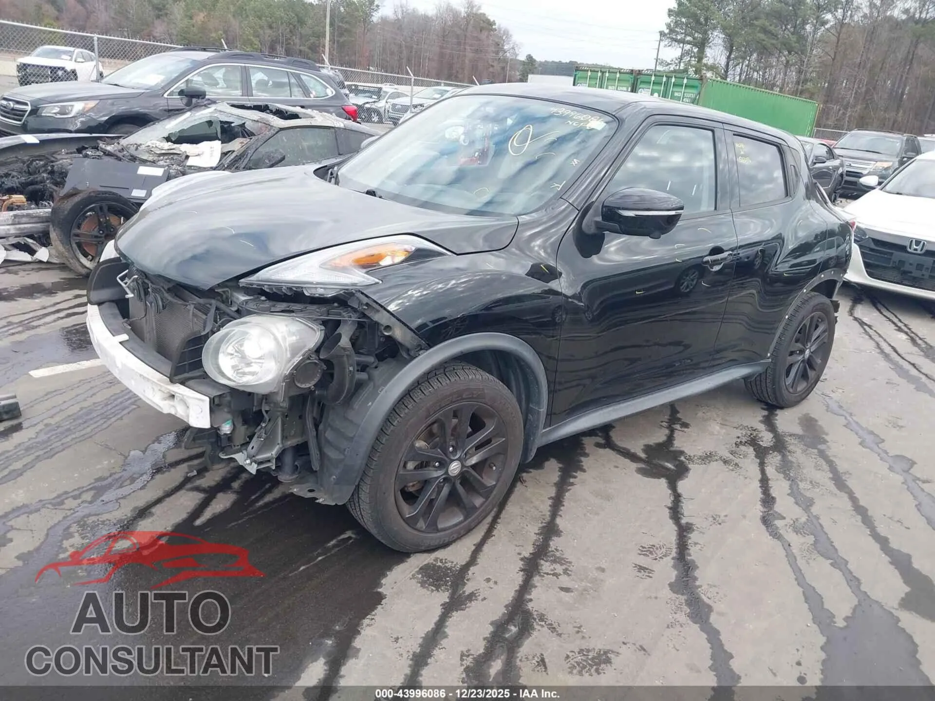 2016 NISSAN JUKE Damaged VIN JN8AF5MR8GT607706 – rear exterior