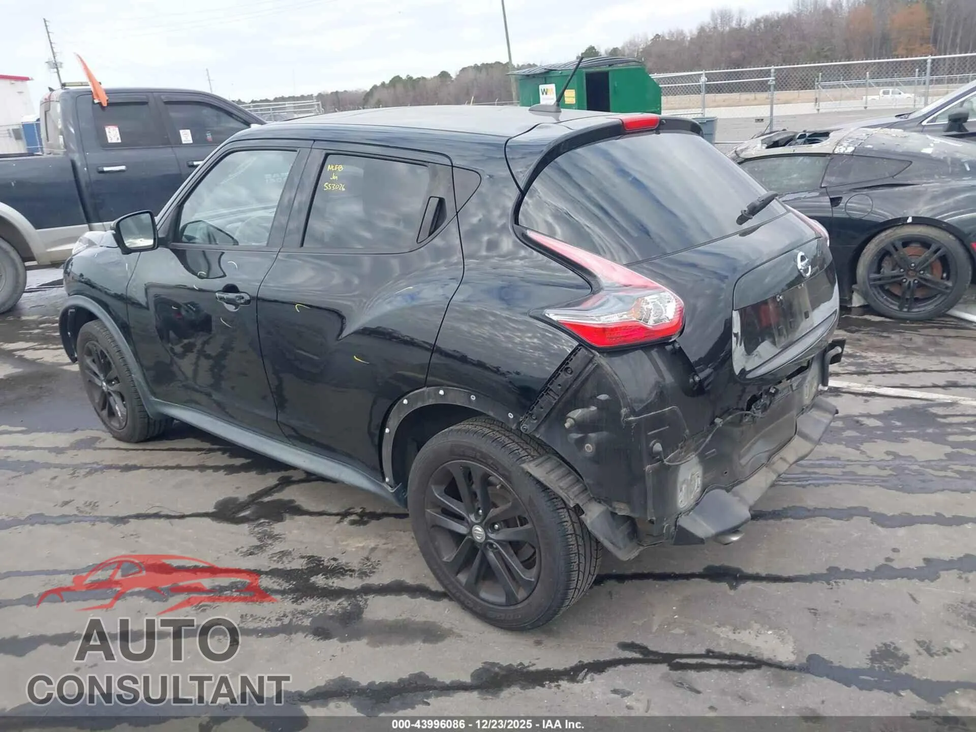 2016 NISSAN JUKE Damaged VIN JN8AF5MR8GT607706 – side profile