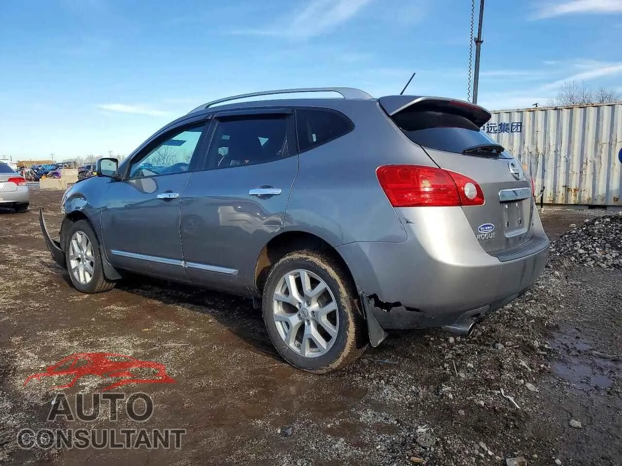 2012 NISSAN ROGUE Damaged VIN JN8AS5MT8CW264539 – rear exterior