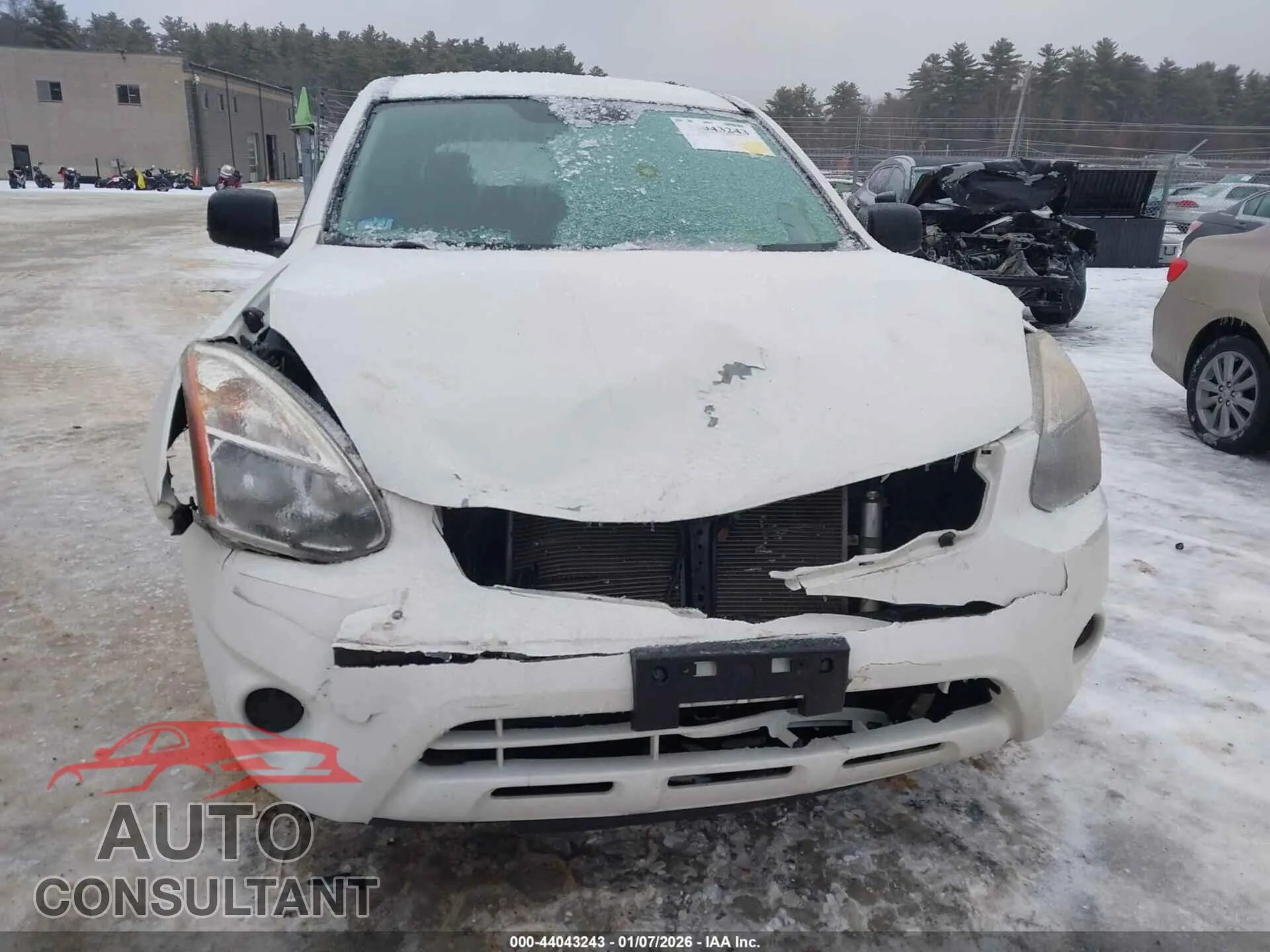2013 NISSAN ROGUE Damaged VIN JN8AS5MV0DW637804 – engine bay 2013 NISSAN ROGUE Damaged VIN JN8AS5MV0DW637804 – engine bay