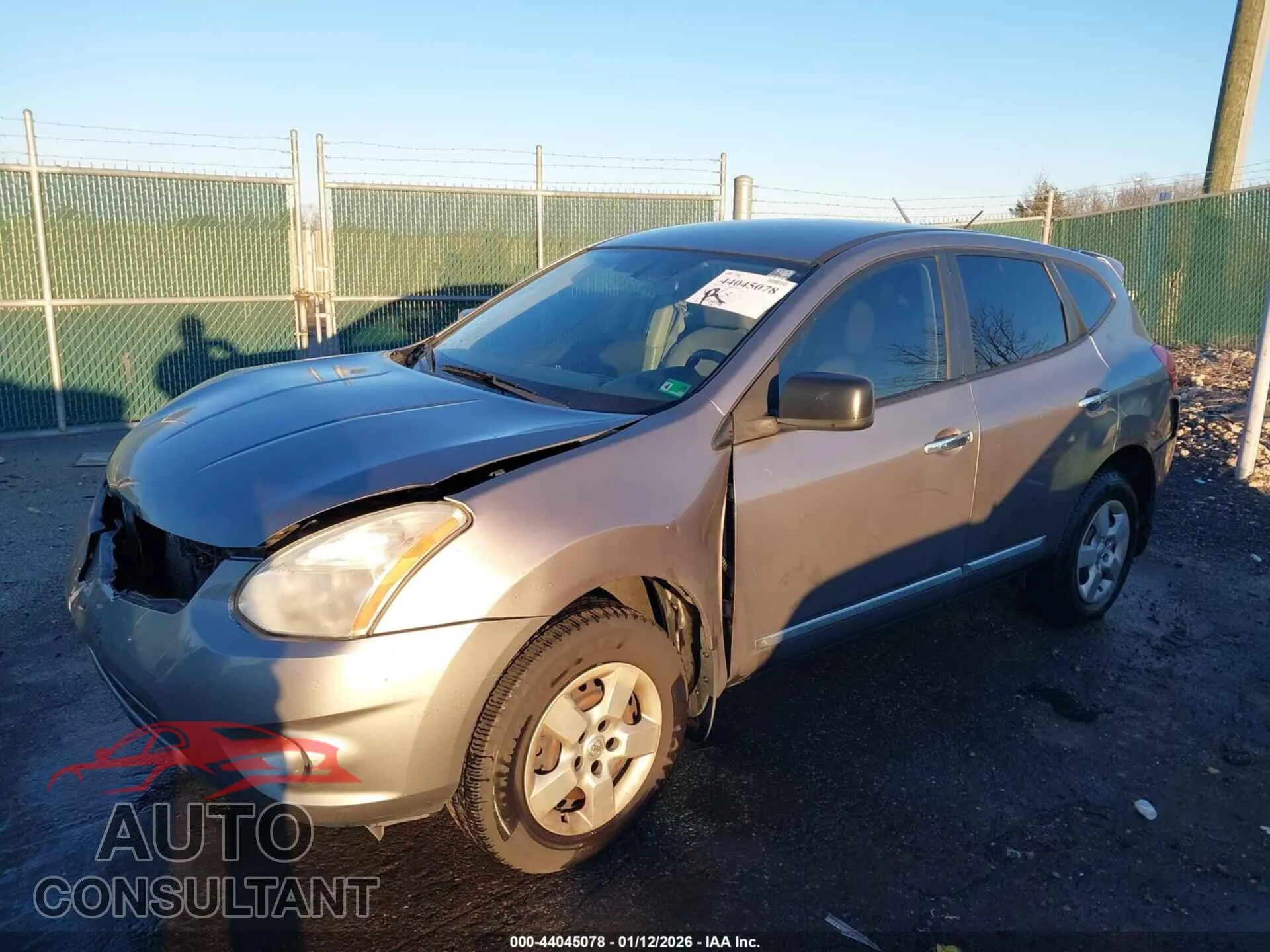 2011 NISSAN ROGUE Damaged VIN JN8AS5MV1BW689908 – rear exterior