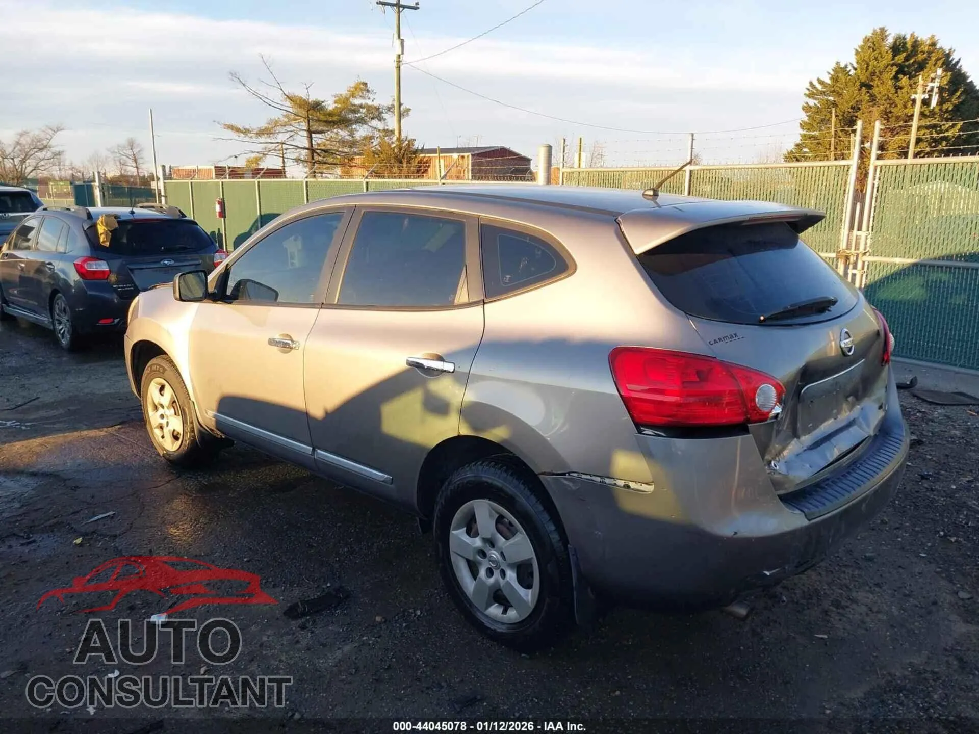 2011 NISSAN ROGUE Damaged VIN JN8AS5MV1BW689908 – side profile