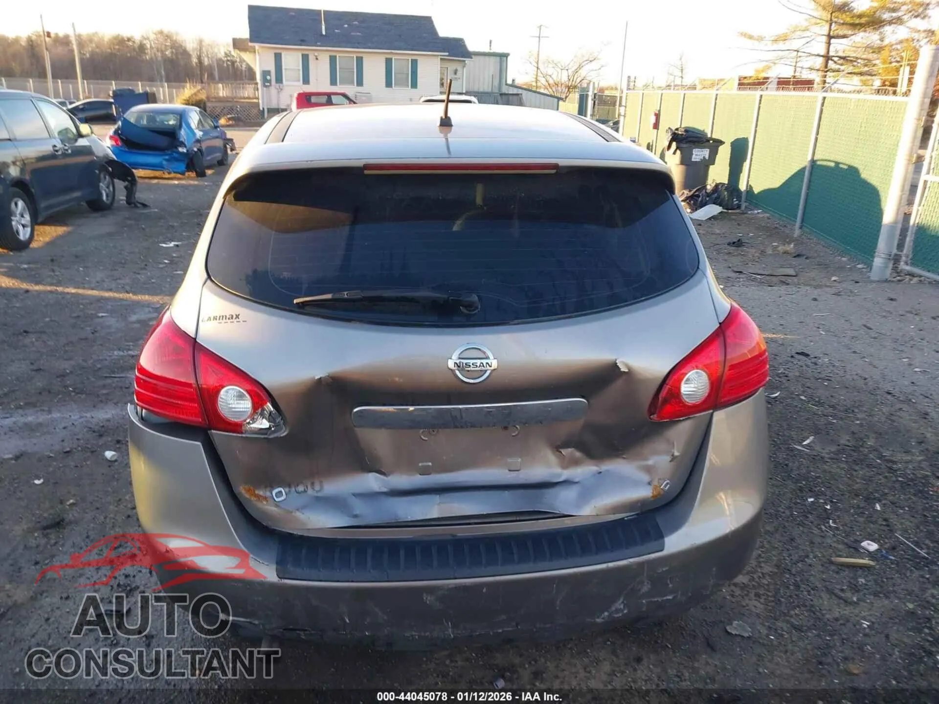 2011 NISSAN ROGUE Damaged VIN JN8AS5MV1BW689908 – engine bay