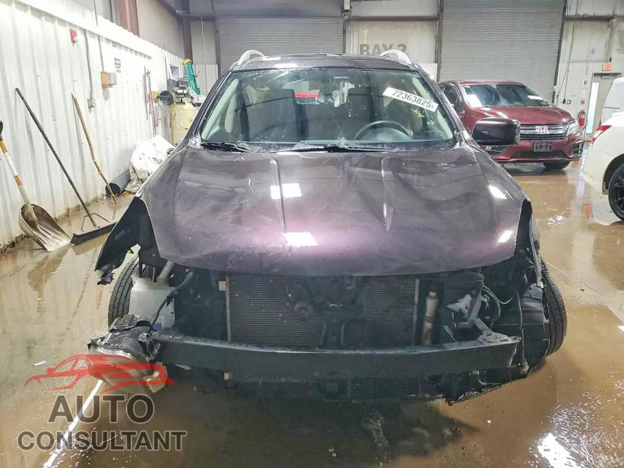 2013 NISSAN ROGUE Damaged VIN JN8AS5MV1DW648052 – interior seats