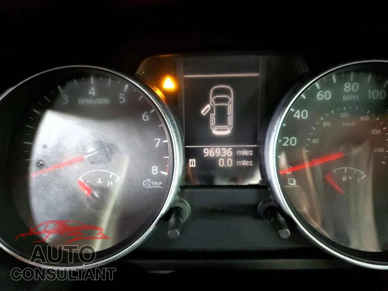 2013 NISSAN ROGUE Damaged VIN JN8AS5MV1DW648052 – trunk area