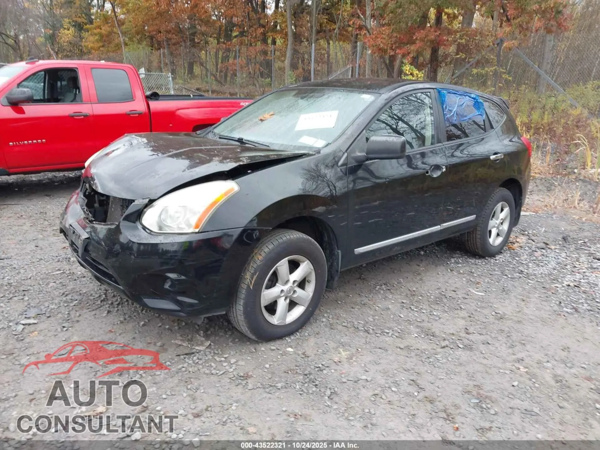 2012 NISSAN ROGUE Damaged VIN JN8AS5MV3CW373881 – rear exterior