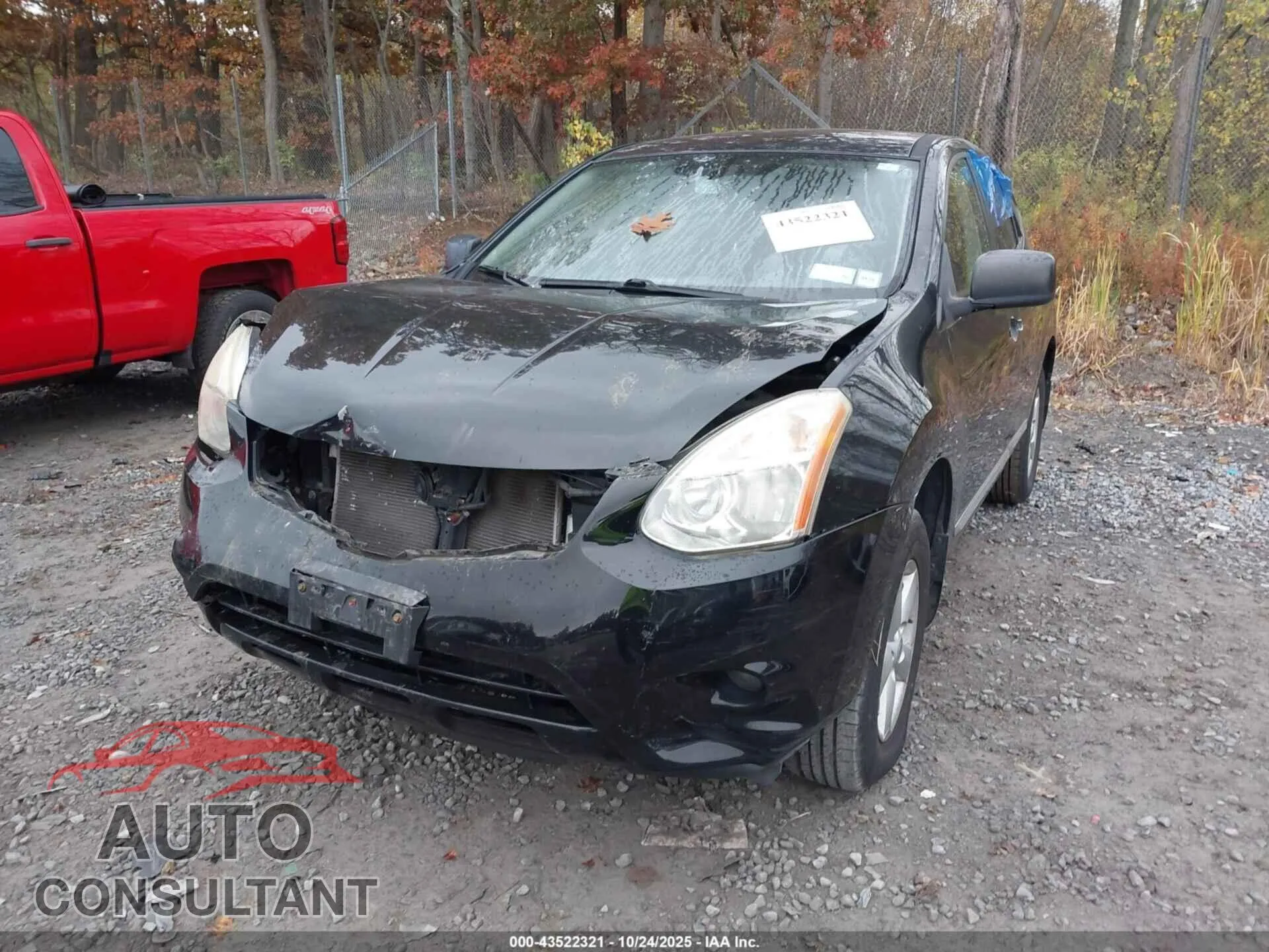 2012 NISSAN ROGUE Damaged VIN JN8AS5MV3CW373881 – engine bay