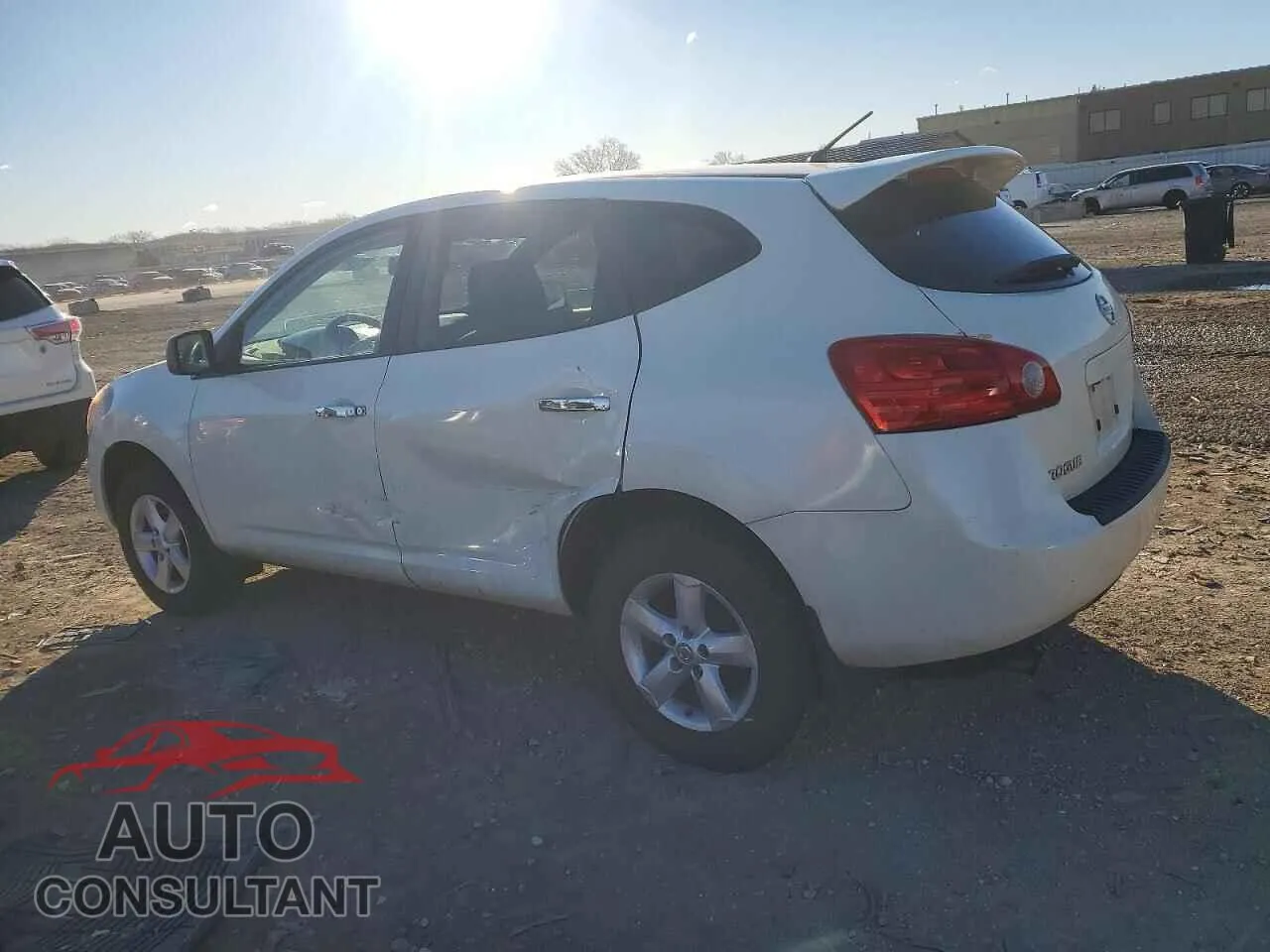 2010 NISSAN ROGUE Damaged VIN JN8AS5MV7AW613012 – rear exterior