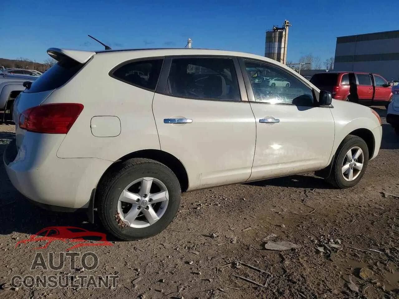 2010 NISSAN ROGUE Damaged VIN JN8AS5MV7AW613012 – side profile
