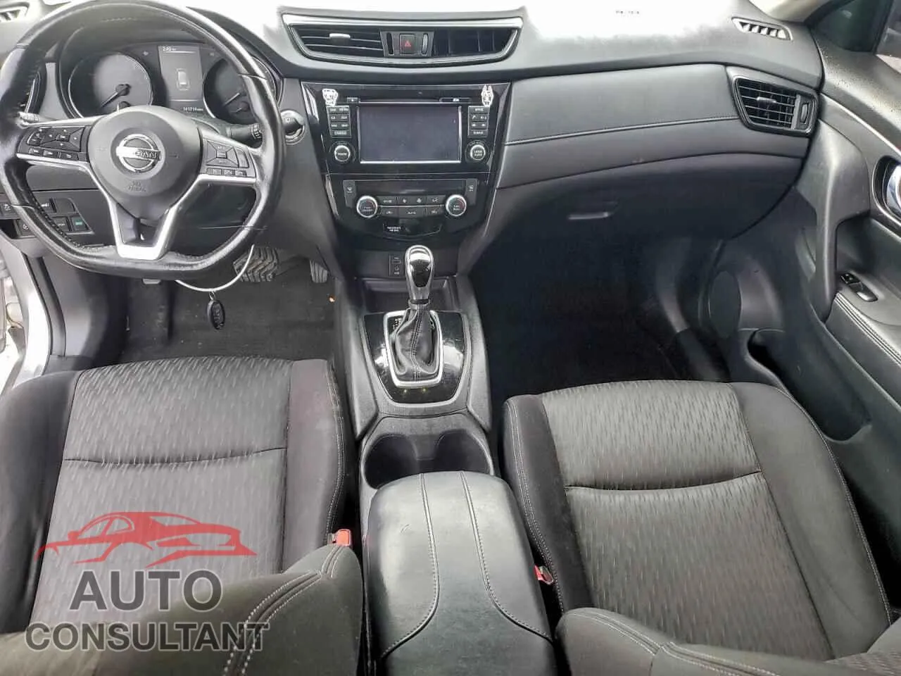 2017 NISSAN ROGUE Damaged VIN JN8AT2MT4HW404752 – undercarriage