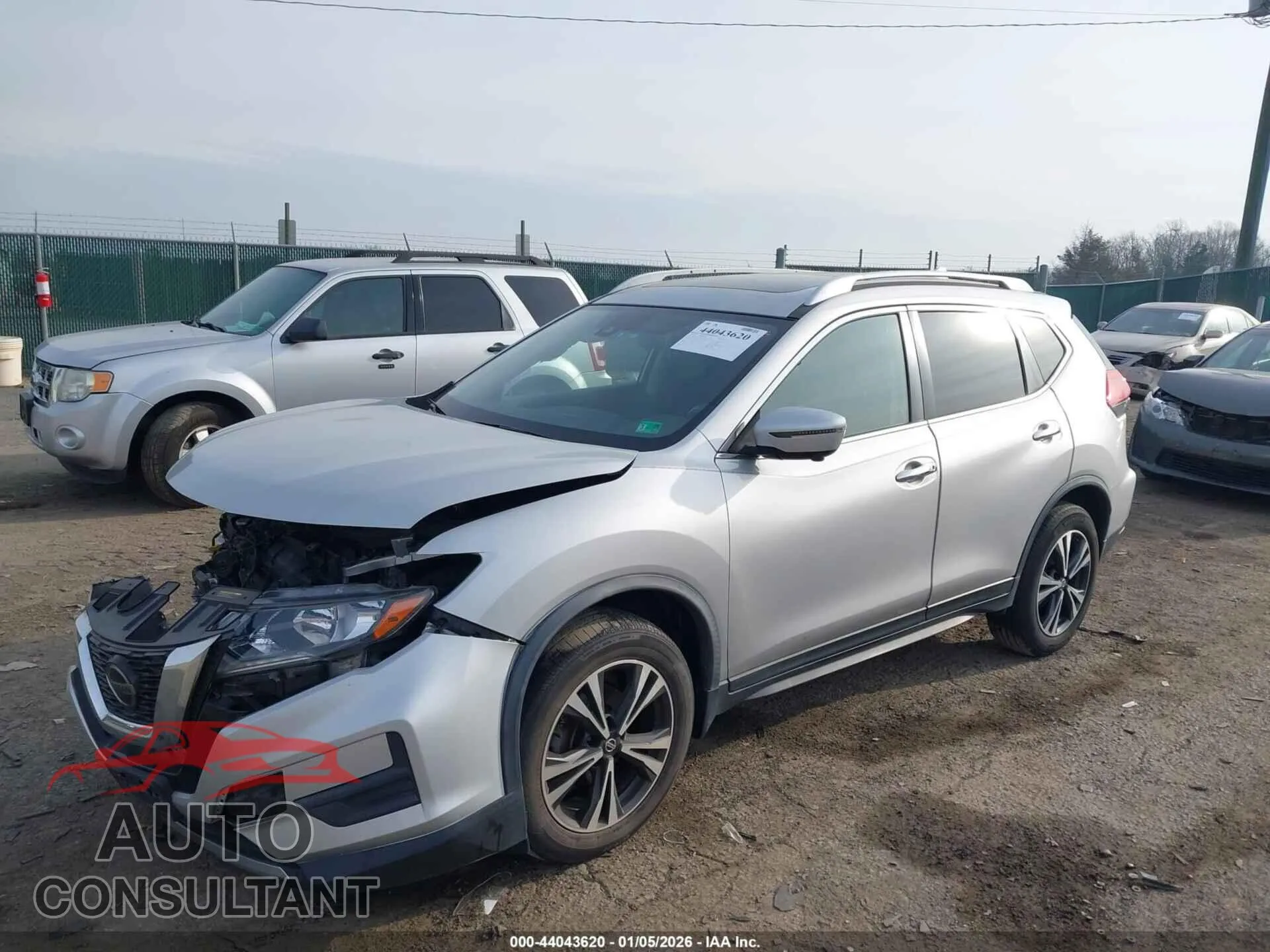 2019 NISSAN ROGUE Damaged VIN JN8AT2MV5KW388411 – rear exterior 2019 NISSAN ROGUE Damaged VIN JN8AT2MV5KW388411 – rear exterior
