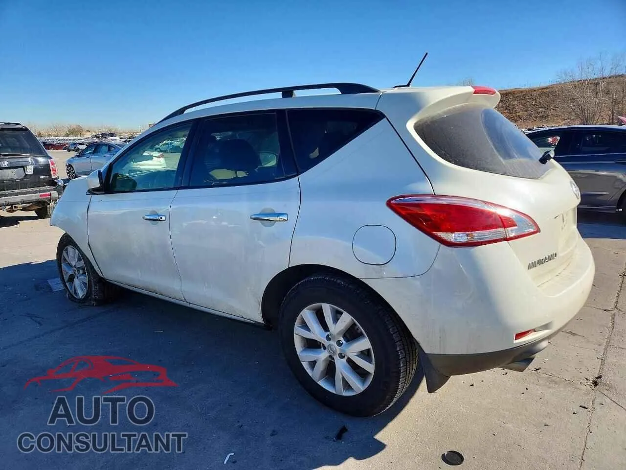 2012 NISSAN MURANO Damaged VIN JN8AZ1MW4CW226403 – rear exterior
