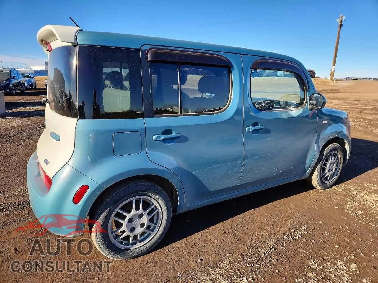 2011 NISSAN CUBE Damaged VIN JN8AZ2KR6BT211114 – side profile