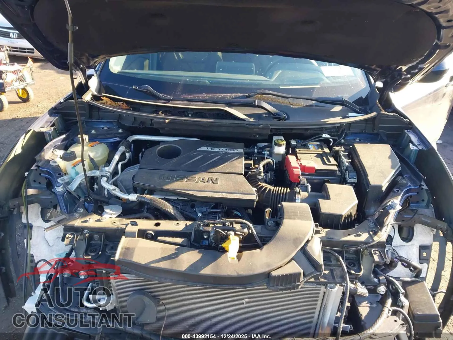 2024 NISSAN ROGUE Damaged VIN JN8BT3BB3RW443824 – odometer reading