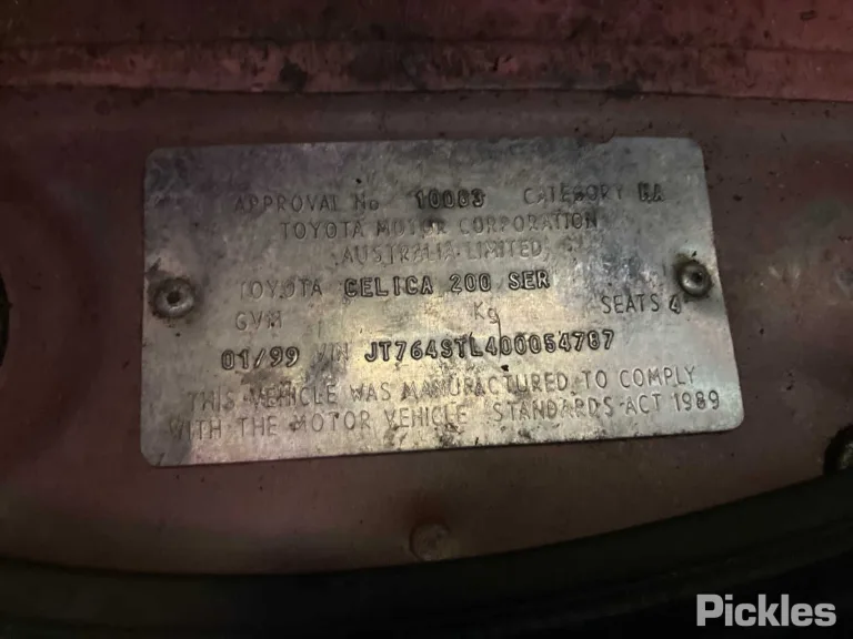 1999 Toyota Celica Damaged VIN JT764STL400054787 – photo 30