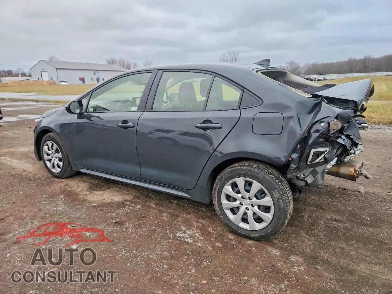 2025 TOYOTA COROLLA Damaged VIN JTDBCMFE1S3097804 – rear exterior