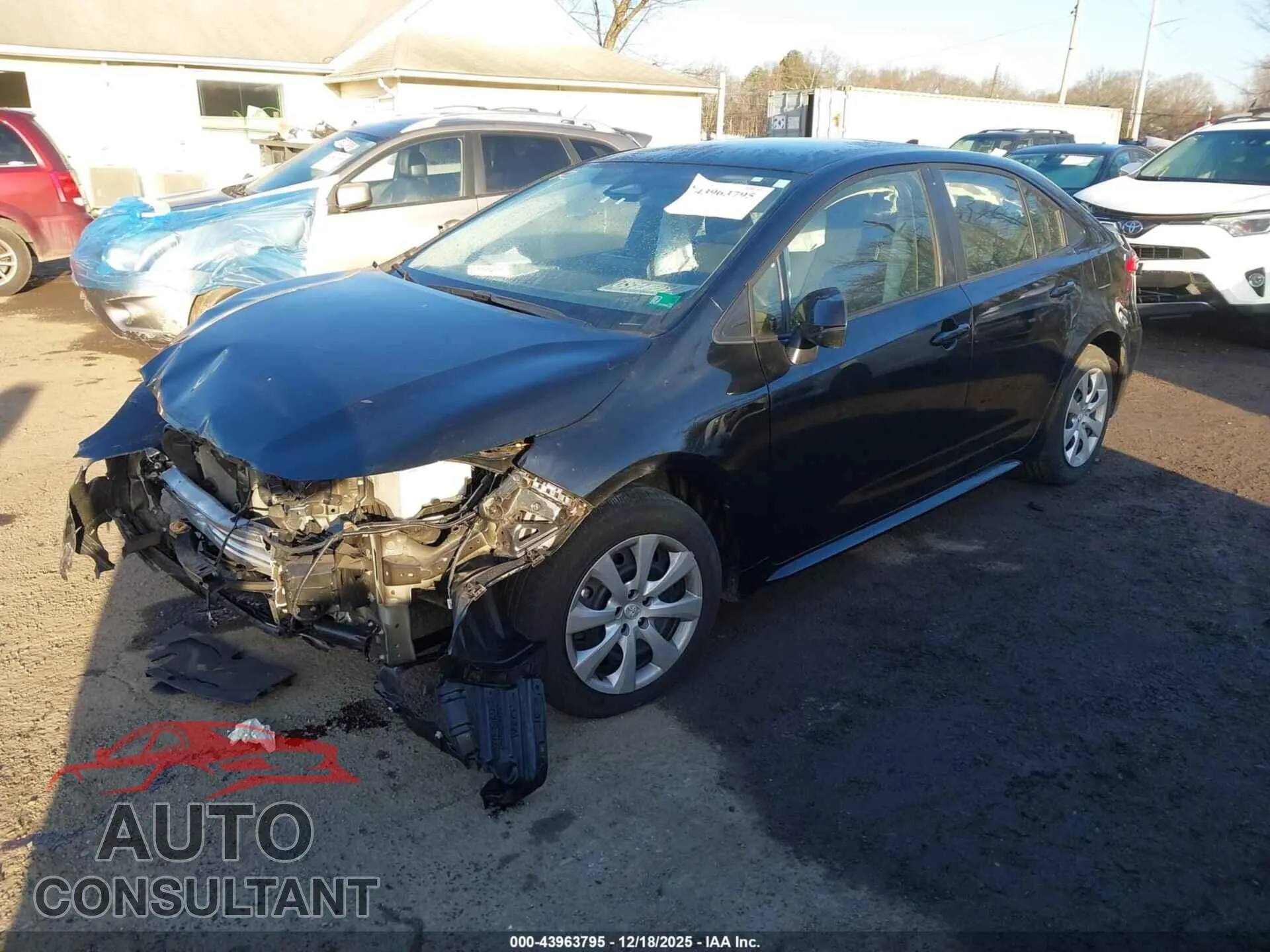 2025 TOYOTA COROLLA Damaged VIN JTDBCMFE7S3096415 – rear exterior