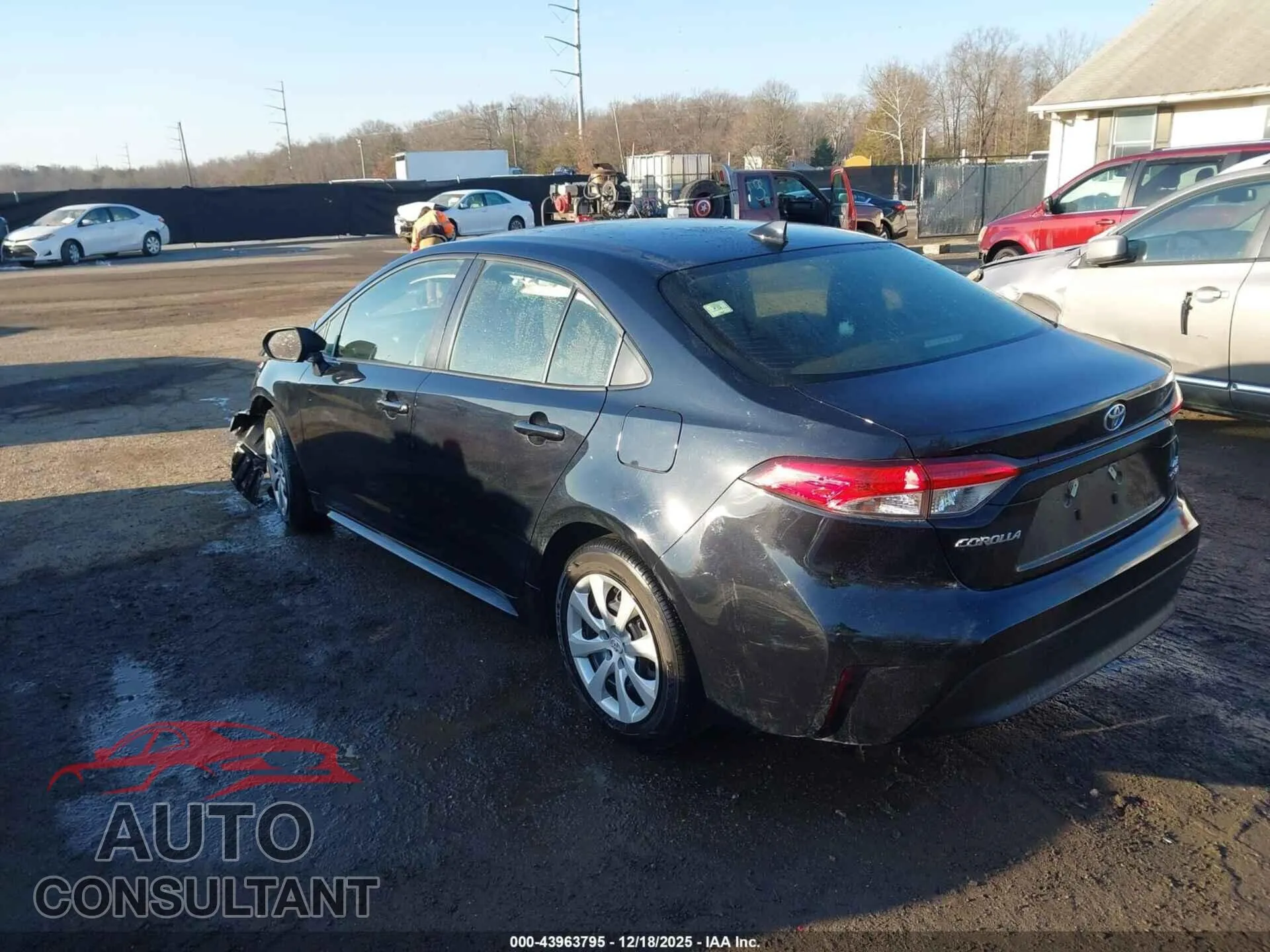 2025 TOYOTA COROLLA Damaged VIN JTDBCMFE7S3096415 – side profile