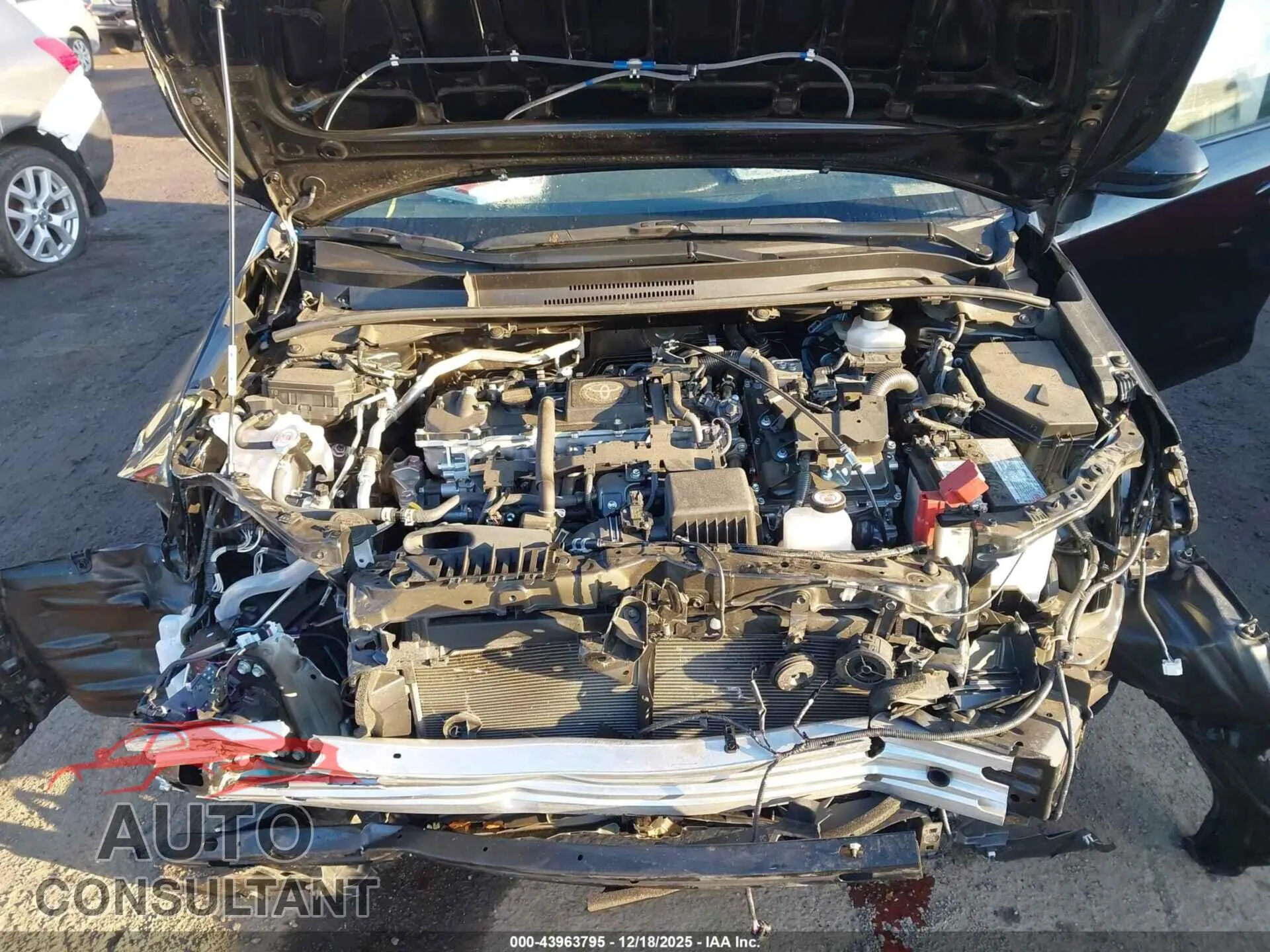 2025 TOYOTA COROLLA Damaged VIN JTDBCMFE7S3096415 – odometer reading