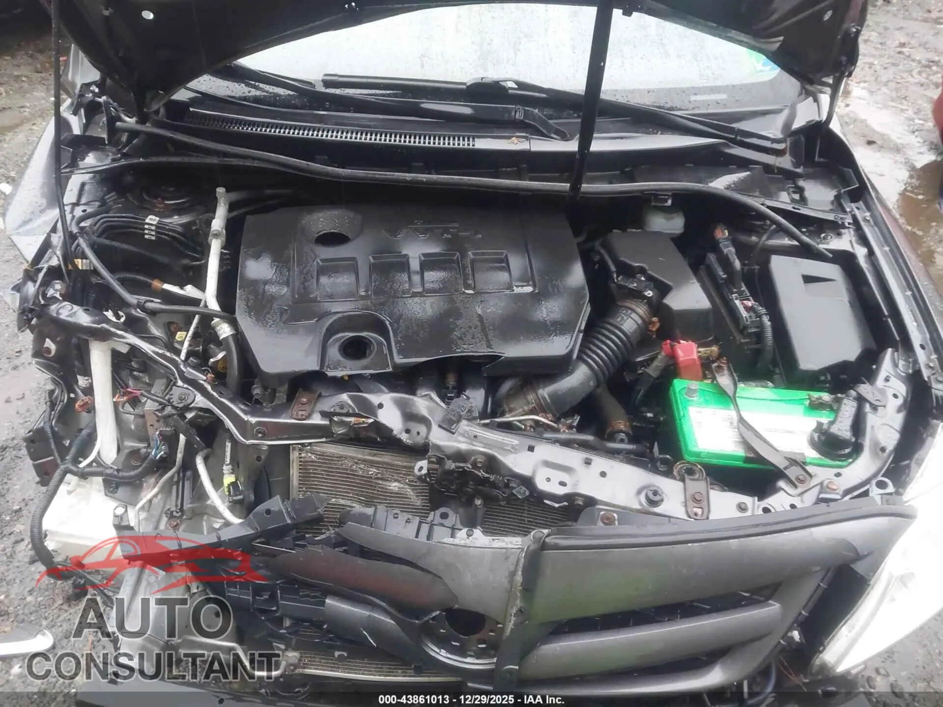 2011 TOYOTA COROLLA Damaged VIN JTDBU4EE8BJ101146 – odometer reading