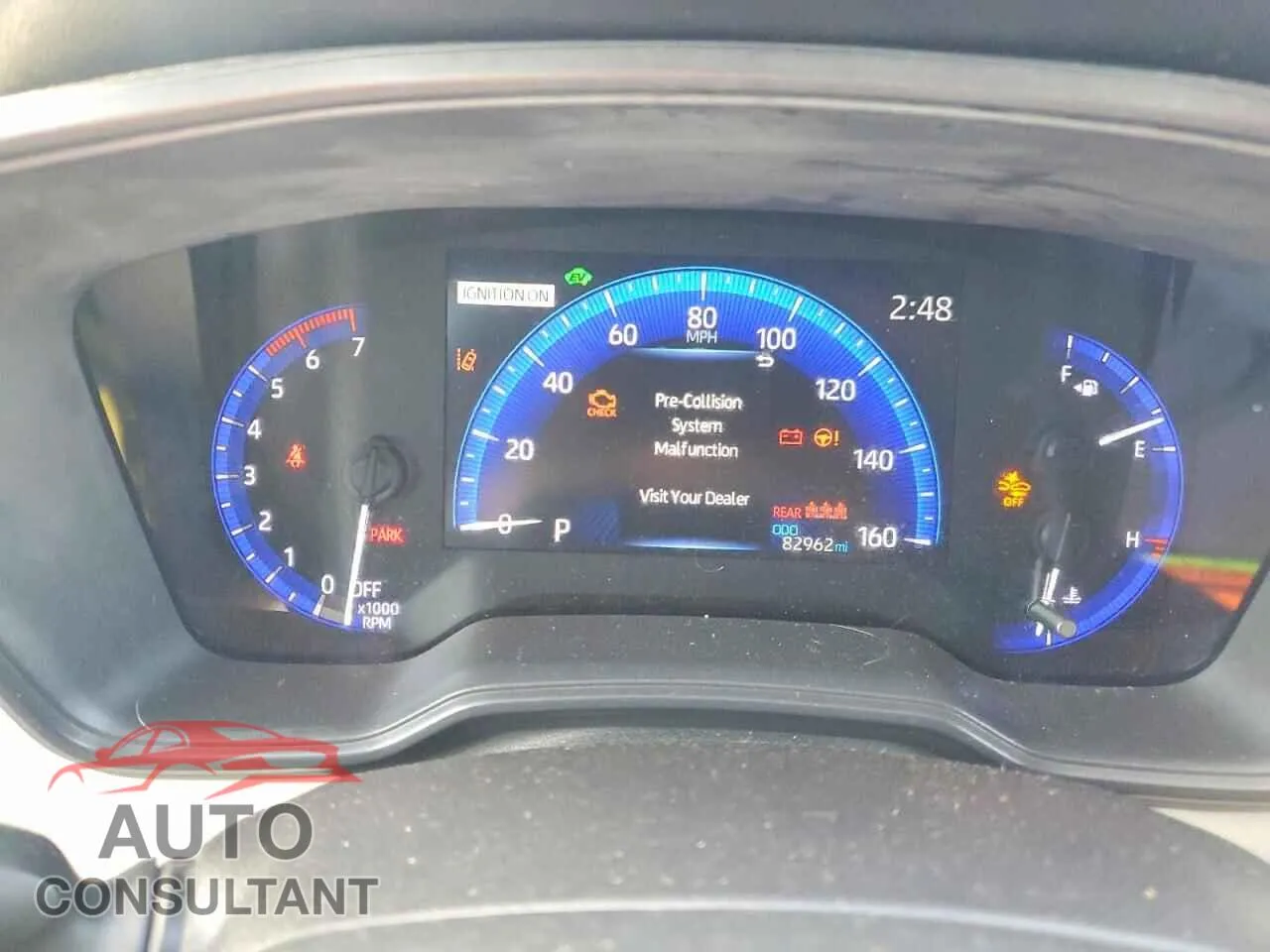 2020 TOYOTA COROLLA Damaged VIN JTDEBRBEXLJ005198 – trunk area